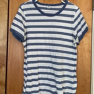 Striped blue tee